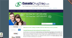 Desktop Screenshot of canadadrugstop.com
